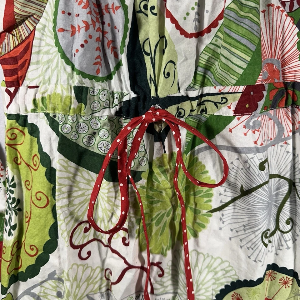 Le’ Za Me 连衣裙 学步儿童 3T 缩褶圣诞假期 — 第 2/4 张图片