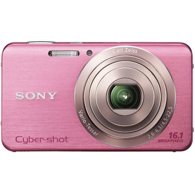 Sony Cyber-shot DSC-W630 16.1 MP Compact Digital Camera & Battery Pink 85% new
