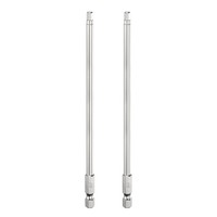 "2X H4 Sechskant-Bit 4Mm Flach 1/4\" 6\" Chrom FüR Universal"