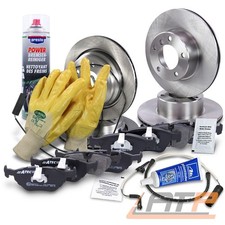 BREMSSCHEIBEN + BREMSBELÄGE BREMSKLÖTZE VORNE + HINTEN FÜR BMW 5-ER E39 TOURING