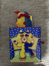 Vintage Schylling 1997 Original Circus Clown Jack in a Box Musical Wind Up Toy