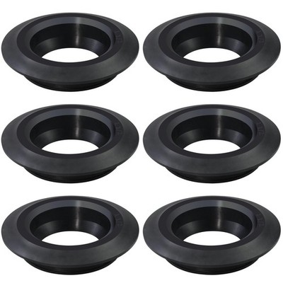 6 Pack 1-1/2'' Flexible Tank Adapter (Bulkhead), Flexible Pipe-to-Tank Seal - ...