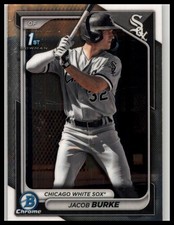 2024 Bowman #BCP-116 Jacob Burke Chrome Prospects