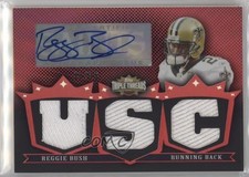 2007 Topps Triple Threads Auto Relics /18 Reggie Bush #TTRA117 Auto 0c3