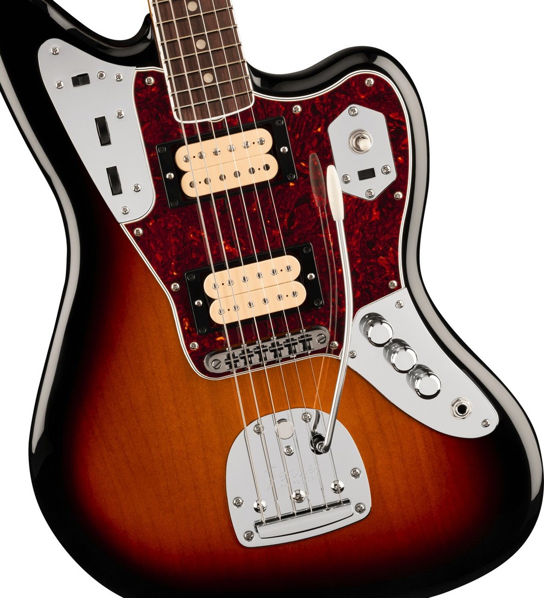 Fender Kurt Cobain Jaguar, Rosewood Fingerboard, 3-Color Sunburst