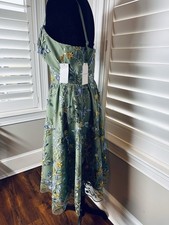 strapless open back dress Green front lace dress – Ismalabelsl main image 0