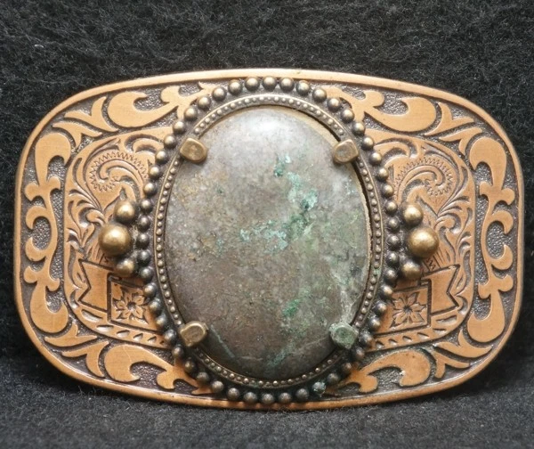 Brass Beige Cowboy & Western Vintage Belt Buckles for sale  display picture 3