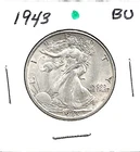 1943  WALKING LIBERTY HALF DOLLAR ***BU***