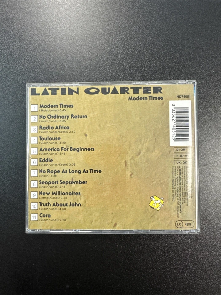 LATIN QUARTER "Modern Times", CD. - Bild 2 von 4