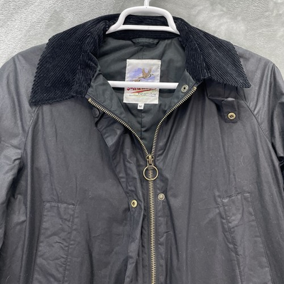 #ad John Partridge Jacket women medium Wax Oil Canvas Hunting Outdoor Chore England $69.95