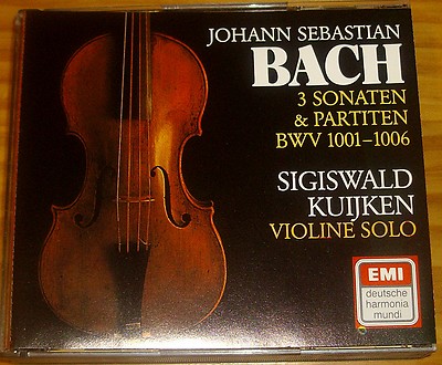 Bach 3 Sonatas & Partitas Sigiswa Kuijken JAPAN 2CD BOX | eBay