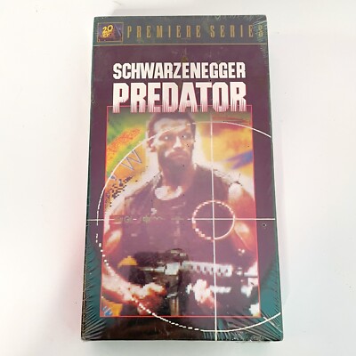 Rare 1997 Predator VHS Premiere Series Wrapped Watermarked Sealed Brand New