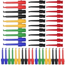 For Mini Grabber Lead Wire Test Hook Clip Insulated SMD IC Electrical Multimeter