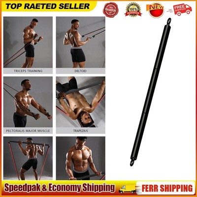 Workout Bands 3 Tubes Exercise Band with Handles Pilates Bar Kit for Women Men