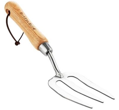  Gardening Stainless Steel Hand Weed Fork, Traditional Garden Tool Hand Fork