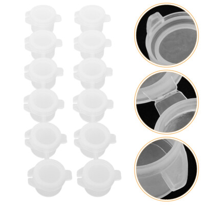 30PCS Empty Paint Strips Paint Cup Pots Clear Storage Containers Painting Tool