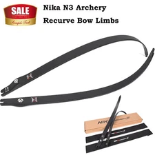 NIKA ARCHERY Recurve Bow Limbs Progress Series N3 Carbon Fiber Limb 68'' 70''