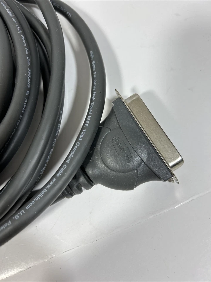 CABLE COMPATIBLE 20' BELKIN SERIE PRO ALTA VELOCIDAD IEEE1284 AWM E101344-C 20276 Foto 4 de 4