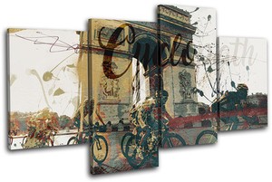 Tour de France Cycling Bike Sports MULTI CANVAS WALL ART Picture Print