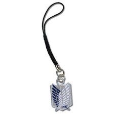 Attack On Titan Scout Regiment Emblem Cellphone Charm