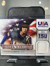 2014 Elite Extra Edition USA Baseball 15U Game Jerseys Christoper Martin #11