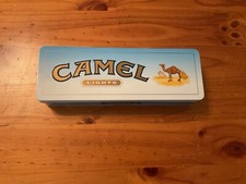 Camel Lights Cigarette Tin ( Hinged Lid ) 