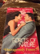 Forces of Nature Ben Affleck Sandra Bullock VHS 1999 PG-13 Comedy Plane Stranded