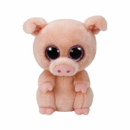 Ty Beanie Boo Boos 37200 Piggley the Pink Pig Regular