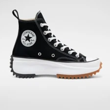 New CONVERSE Mens RUN STAR HIKE HI BLACK 166800C US M 6.5 - 9.5 TAKSE