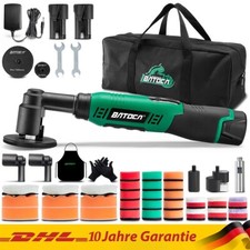 BATOCA S6 Akku Mini Poliermaschine Auto Polierer Set 2 2.0Ah Batterie 25mm/75mm