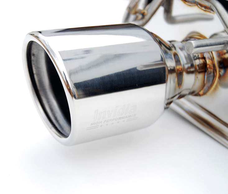 Invidia HS13LISG3S Q300 Axle‑Back Exhaust SS Tips for 2013-25