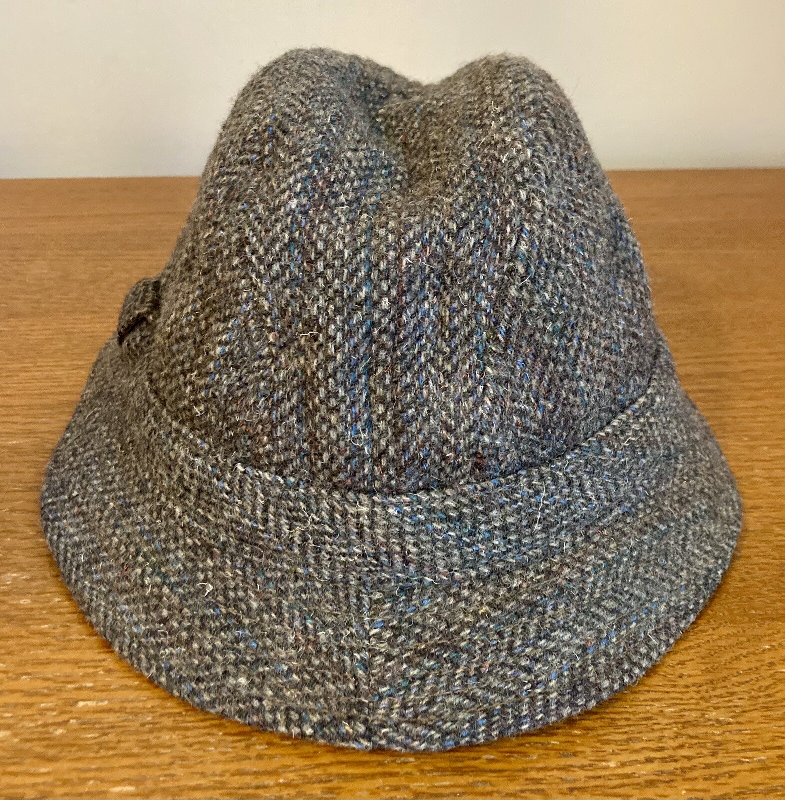 Pendleton Woolen Mills Fedora Hat Gray Herringbon… - image 5