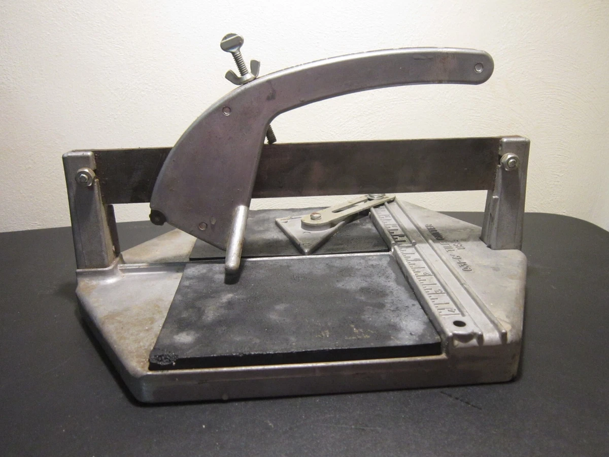 Antique on sale tile cutter