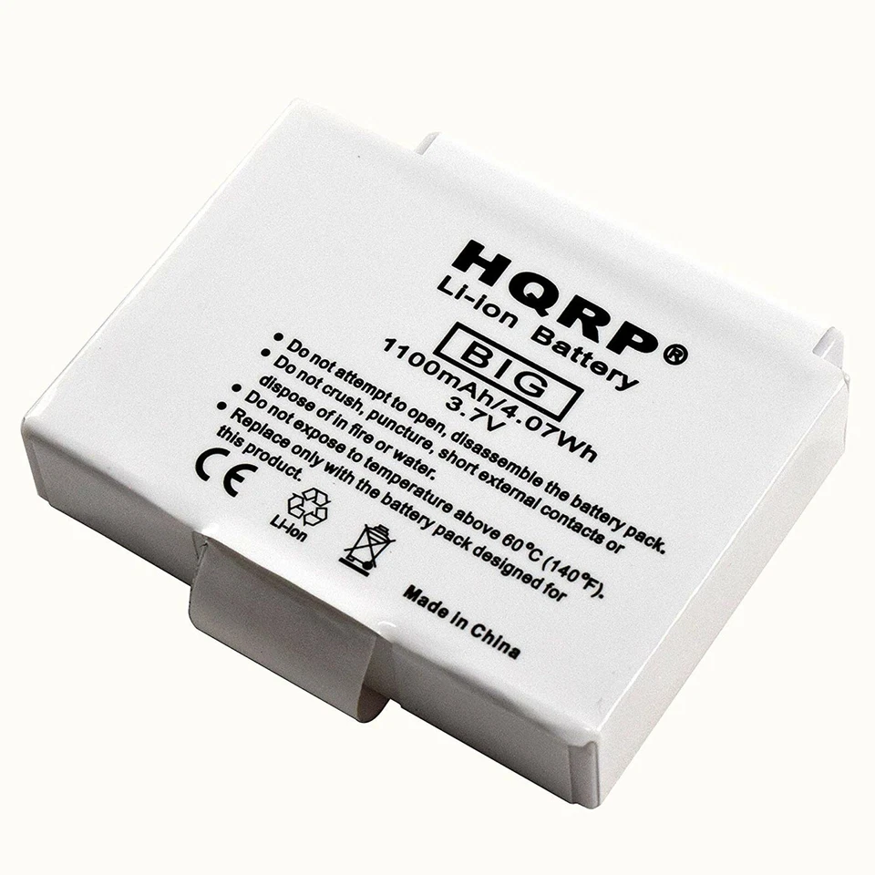 Batería HQRP para Flip Video UltraHD 4GB 8GB FVU2120B U3120 Flip 4GB Cisco ABT2W Foto 2 de 4