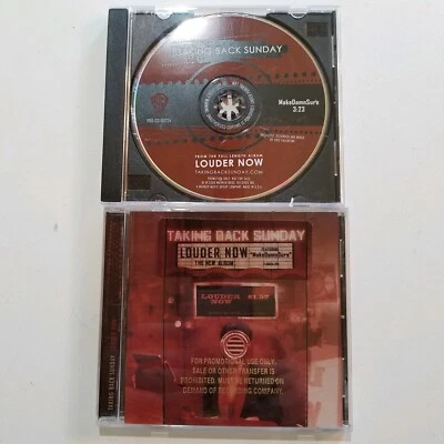 Taking Back Sunday Louder Now PLUS Make Damn Sure Promo Single CD - Image 1 of 4