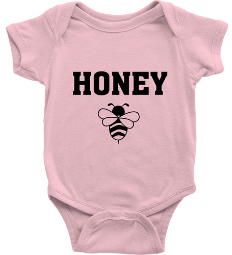 Honey Toddler Kids Tee T-Shirt Baby Bodysuit Clothes Gift Bee Sweet Honey Bee - Picture 6 of 36