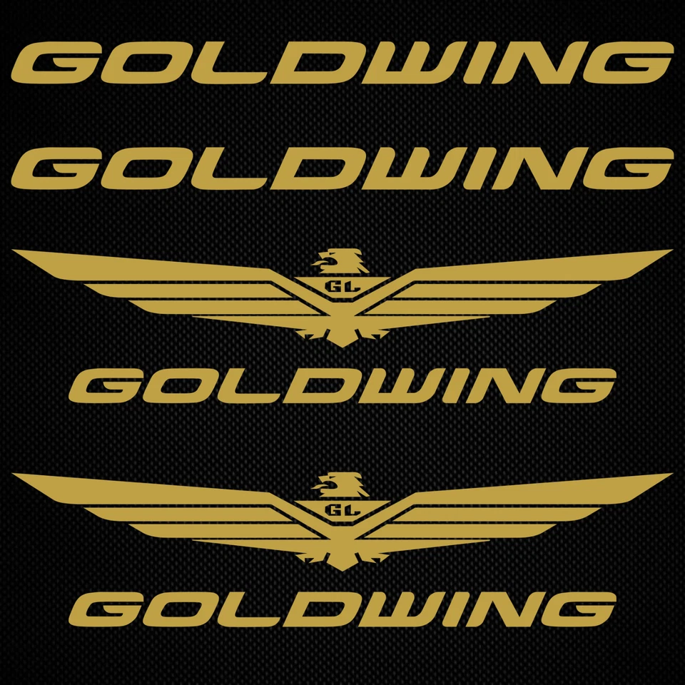 REDKATT Honda Goldwing Pegatina 60cm Repuesto GL1800 Calcomanía Kit Moto Ala Dorada