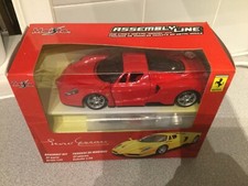 Maisto Assembly Line Kit Enzo Ferrari F430 Red 1:24 Scale Skill 2 Diecast Model