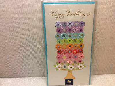NIQUEA.D BIRTHDAY GREETING CARD New w/envelope ''bright and beautiful today...''