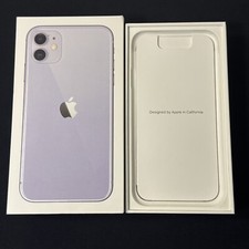 iPhone 11 BOX ONLY for Purple 128 GB Model No Phone/Accessories