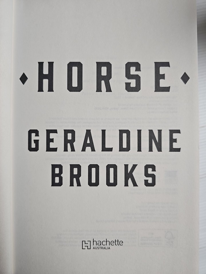 horse-by-geraldine-brooks-large-hardcover-fiction-novel-2022-ebay