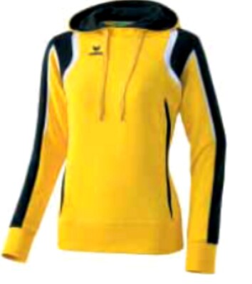 Erima Damen Razor Hoodie Kapuzen Pulli gelb 107113