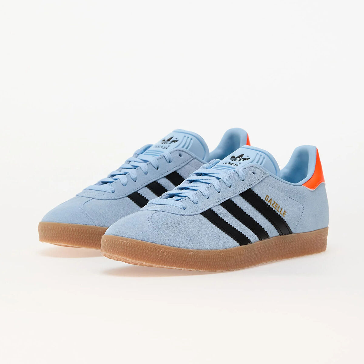Adidas Originals Gazelle Clear Sky Core Black JI2076 Mens Adidas Originals Gazelle Clear Sky Core Black JI2076 Mens