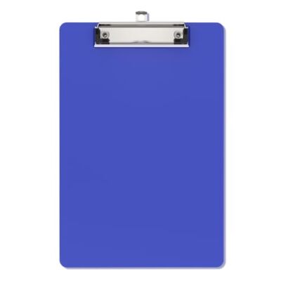 Small Clipboards Clip Board 5'' x 7'' for Classroom, Students, Kid, Blues 1Pack