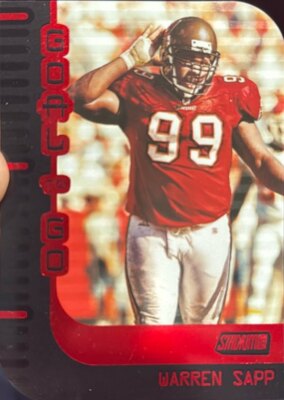 2000 Stadium Club Goal to Go#G16 Warren Sapp 