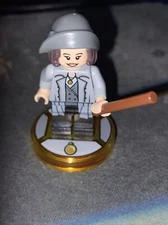 Lego Tina Goldstein Minifigure w/ Dimensions Base Tag 71257 dim029