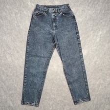 Vintage Lee Mom Jeans Women’s 10 Petite (26x27) Blue High Rise USA Made Retro
