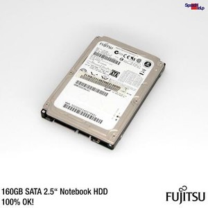 FUJITSU MHV2160BT 160GB 6.35CM 2.5 NOTEBOOK LAPTOP HDD FESTPLATTE HARD DISK SATA