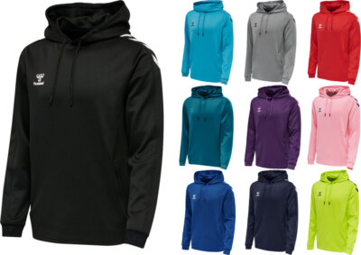 hummel Core XK Poly Hoody Kapuzenpullover Pulli Training Freizeit Hoodie Herren