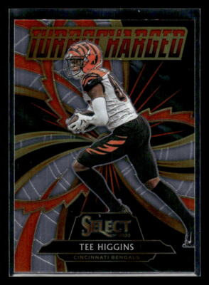 2020 Panini Select #T23 Tee Higgins Rookie Turbocharged Cincinnati Bengals